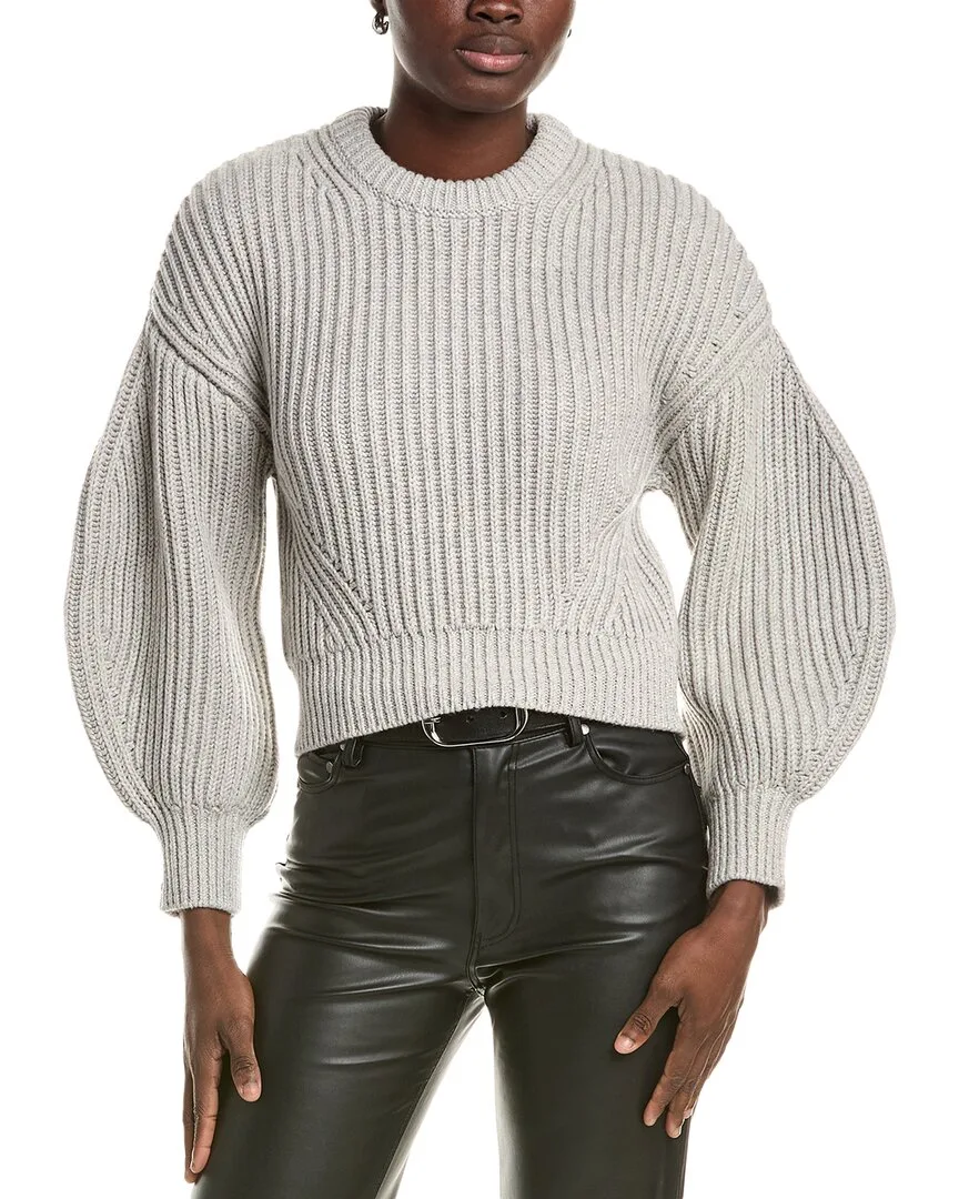Michael Kors Collection Cashmere-Blend Arc Sweater