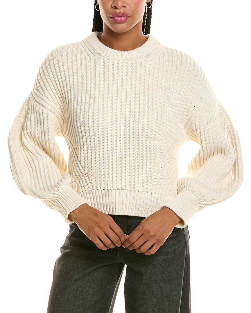 Michael Kors Collection Cashmere-Blend Arc Sweater