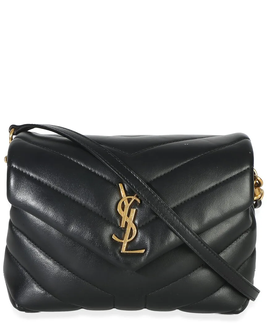 Quilted Calfskin Monogram Toy Loulou Crossbody (authentic Pre-Loved) by Saint Laurent