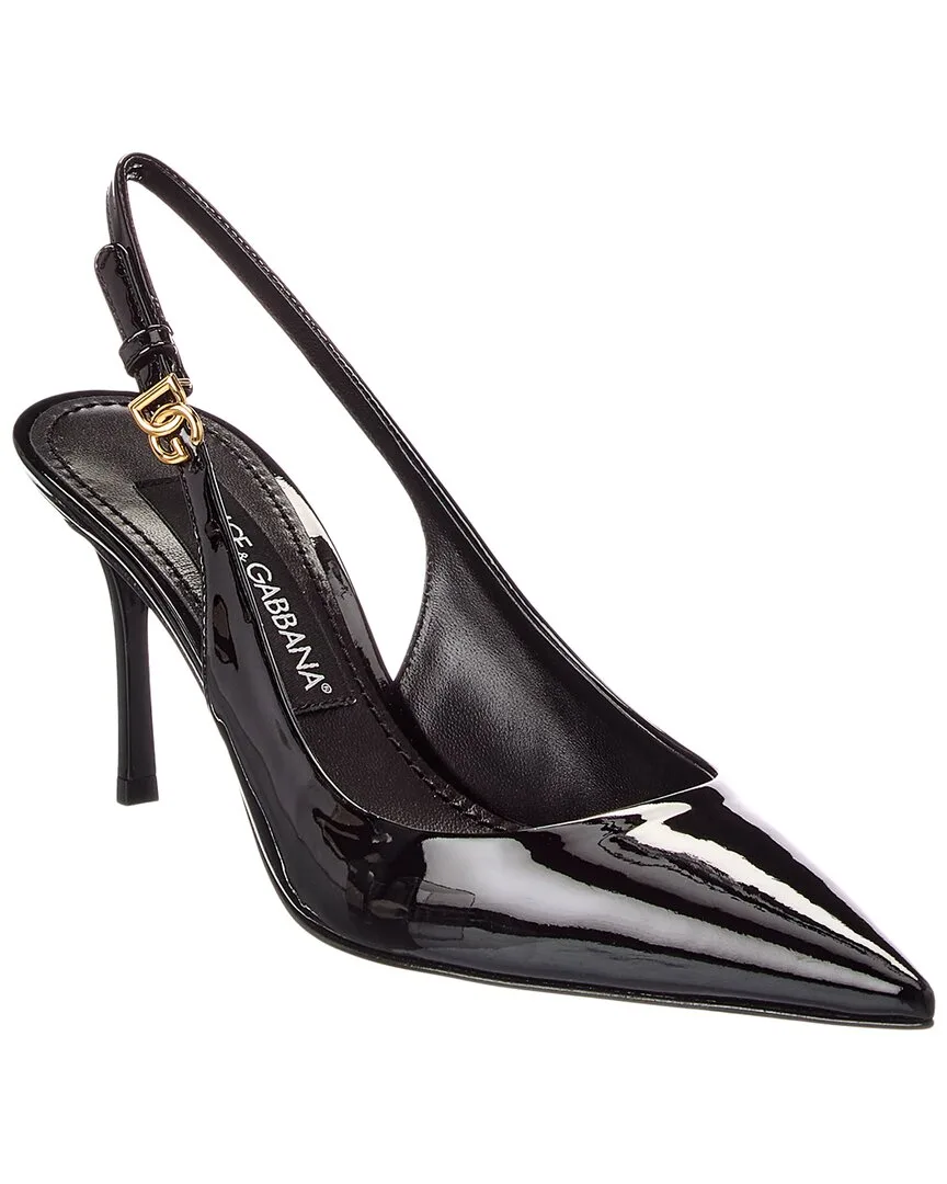 Patent Slingback Pump by Dolce & Gabbana
