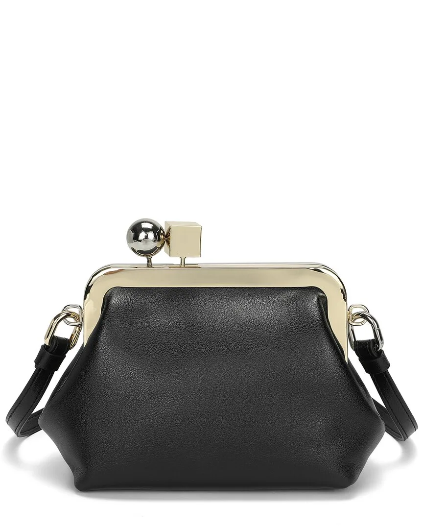 Frame Leather Shoulder Bag by Tiffany & Fred Paris
