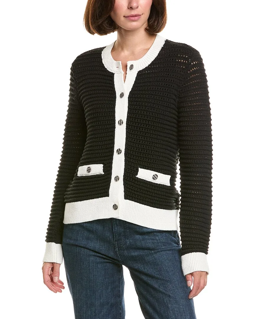 Textured Cardigan by Karl Lagerfeld