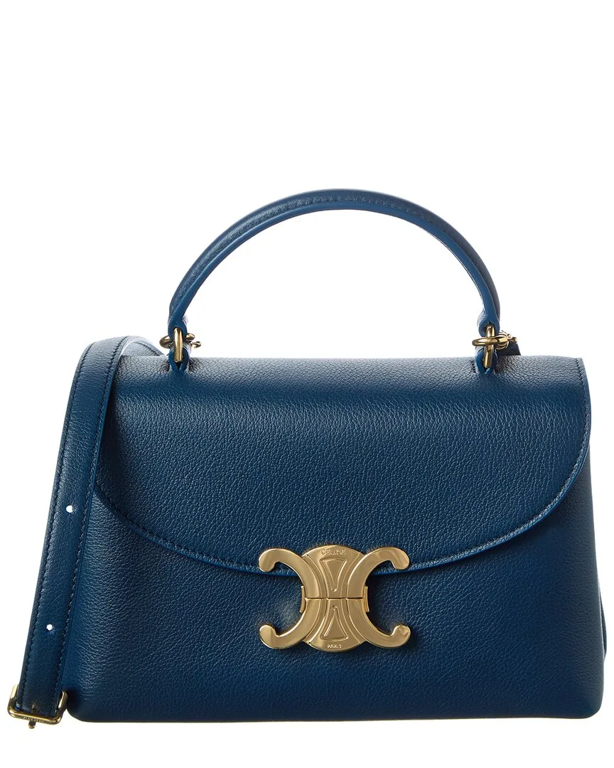 Teen Nino Leather Satchel by Celine