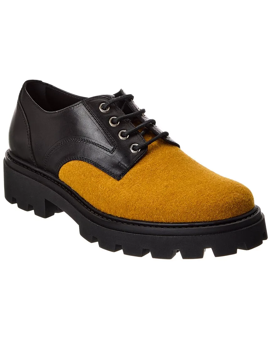 Felt & Leather Derby by Tod's