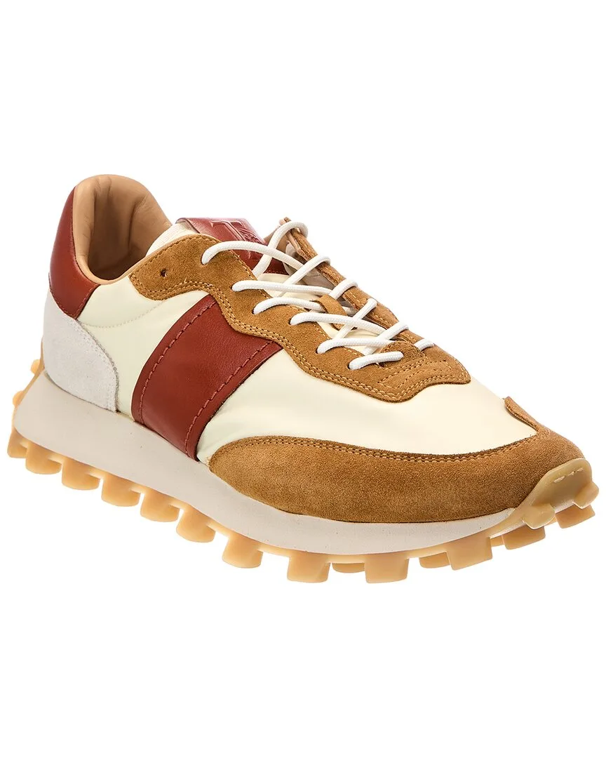 Allaccarta Suede, Leather & Nylon Sneaker by Tod's