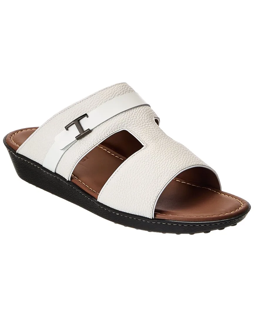 Leather Sandal by Tod's