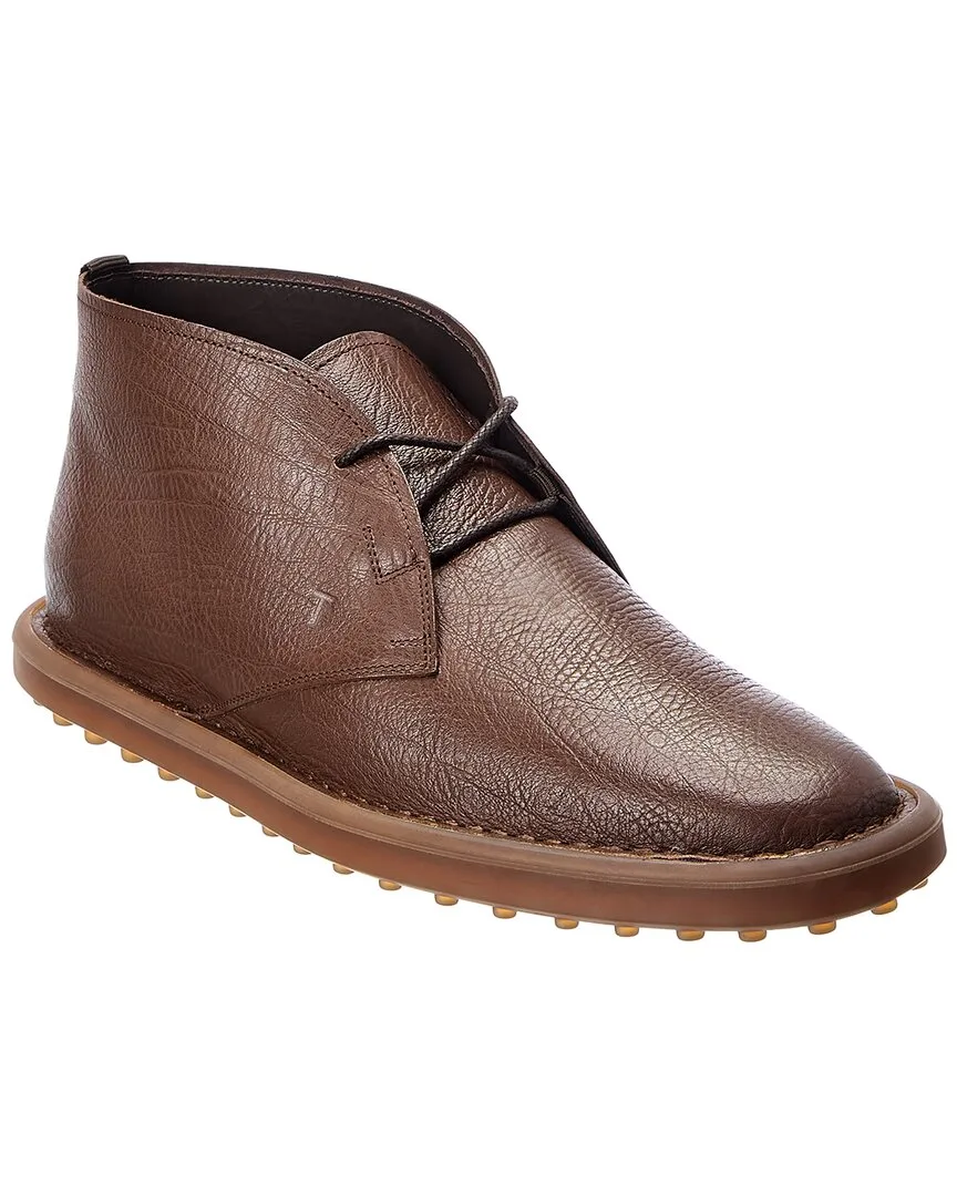 Desert Leather Boot by Tod's