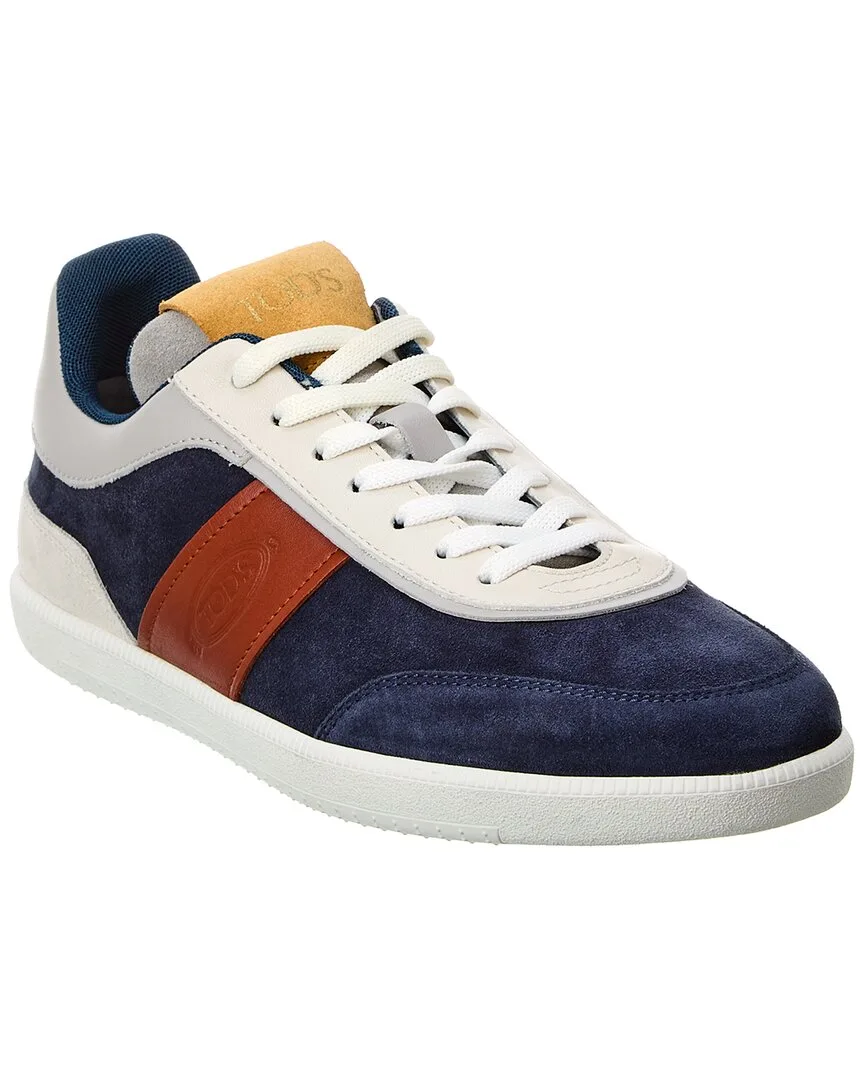 Leather & Suede Sneaker by Tod's