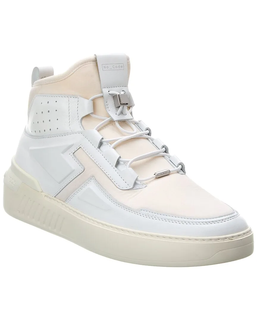 Tod's x No_Code Leather High-Top Sneaker by Tod's