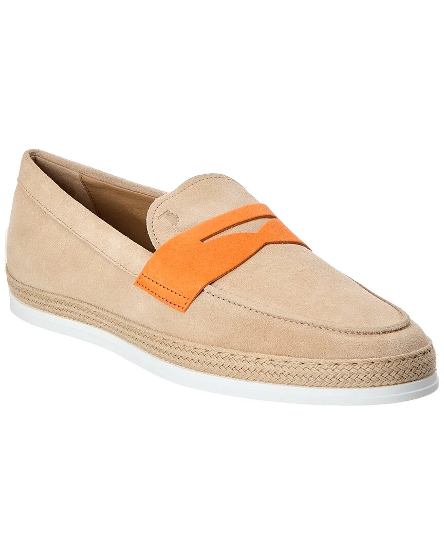 Suede Loafer by Tod's
