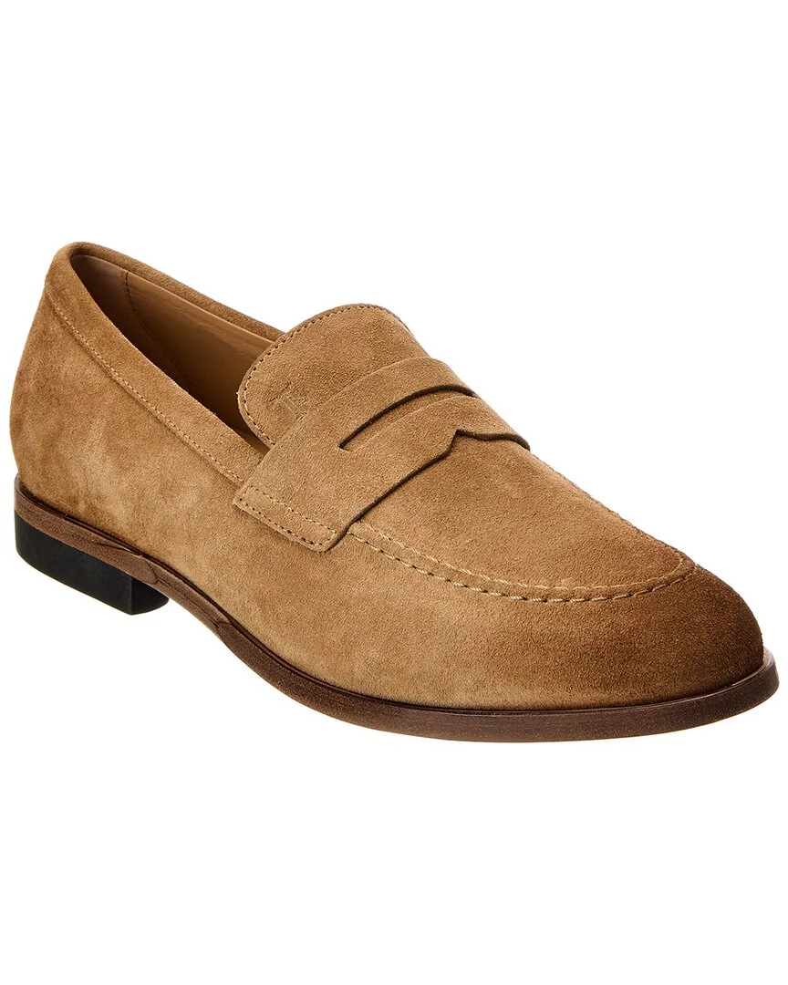 Suede Loafer by Tod's