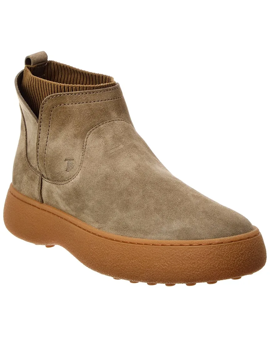 Suede Boot by Tod's