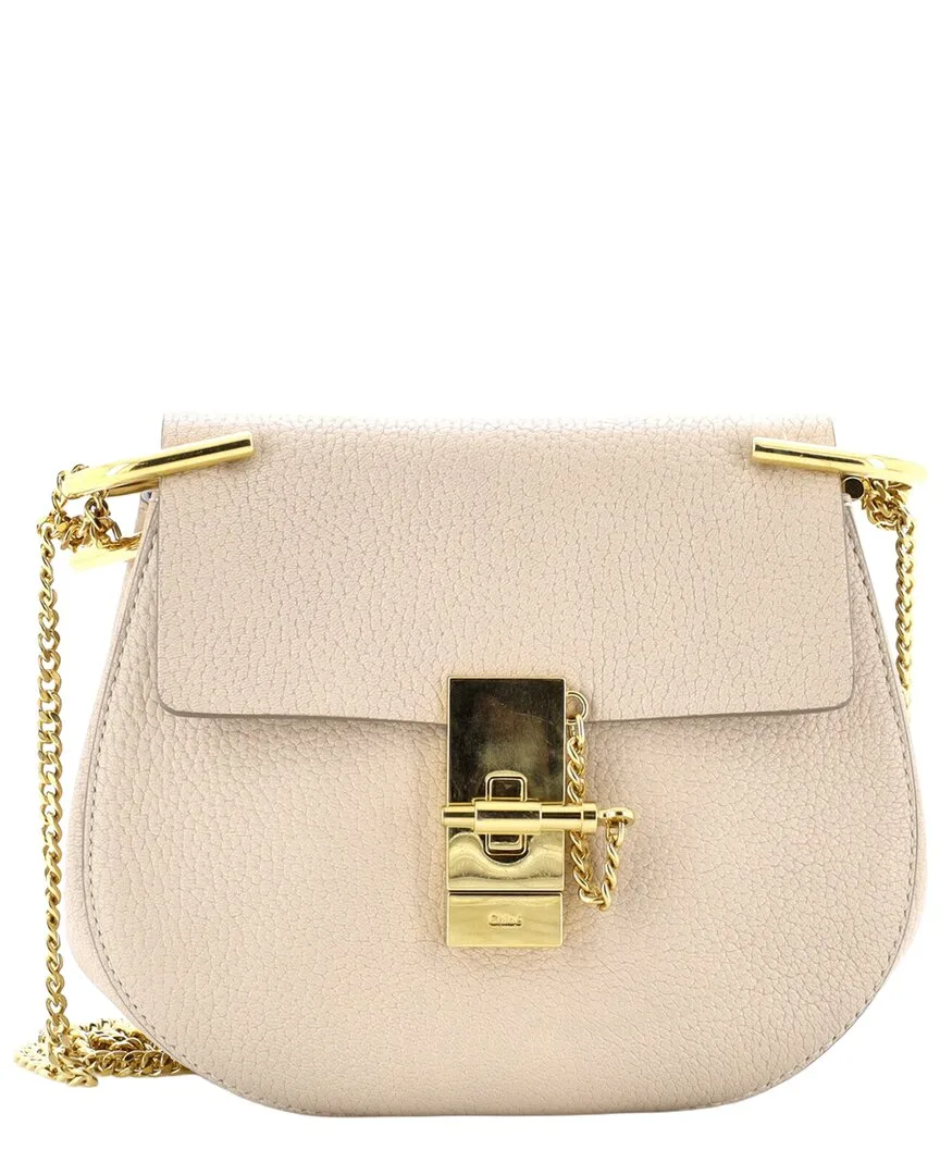 Pink Leather Drew Crossbody Mini (authentic Pre-Loved) by Chloé