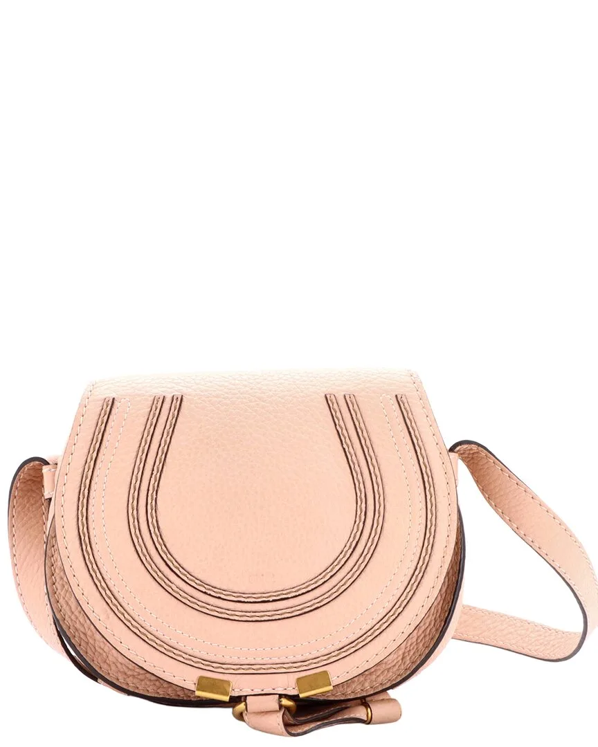 Beige Leather Marcie Crossbody Mini (authentic Pre-Loved)