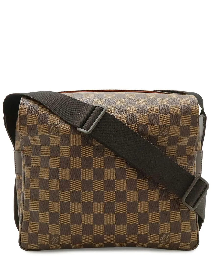 Brown Coated/Waterproof Canvas Naviglio (authentic Pre-Loved) by Louis Vuitton