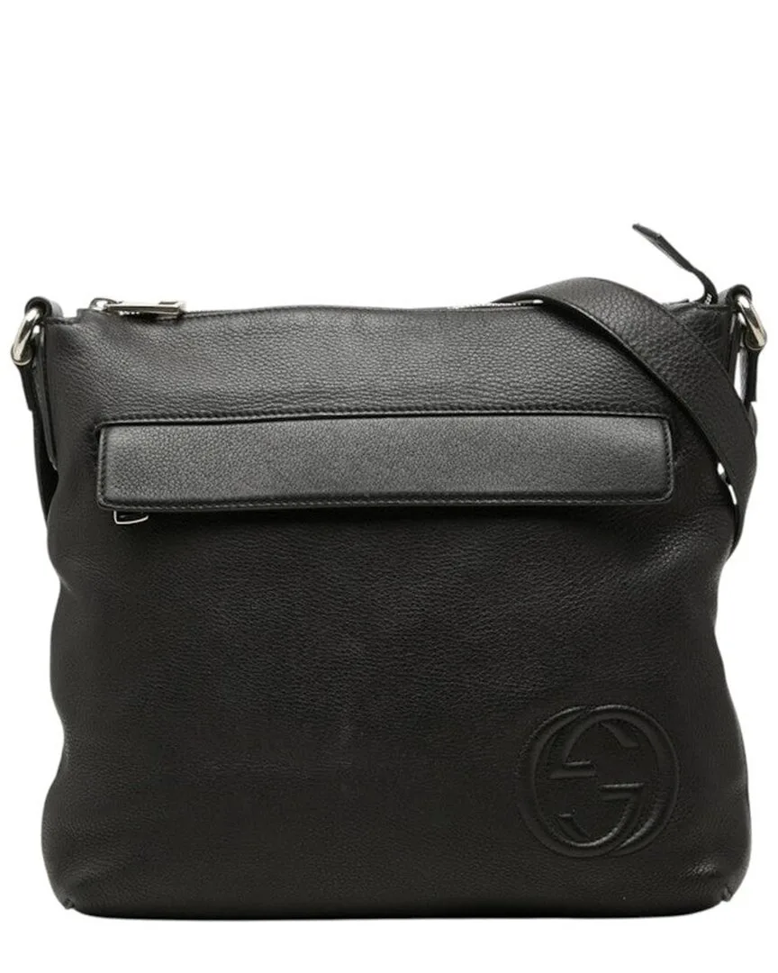 Black Others Interlocking G Crossbody (authentic Pre-Loved) by Gucci