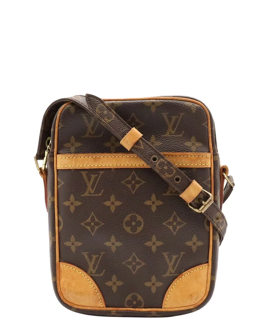 Brown Coated/Waterproof Canvas Danube Crossbody (authentic Pre-Loved) by Louis Vuitton