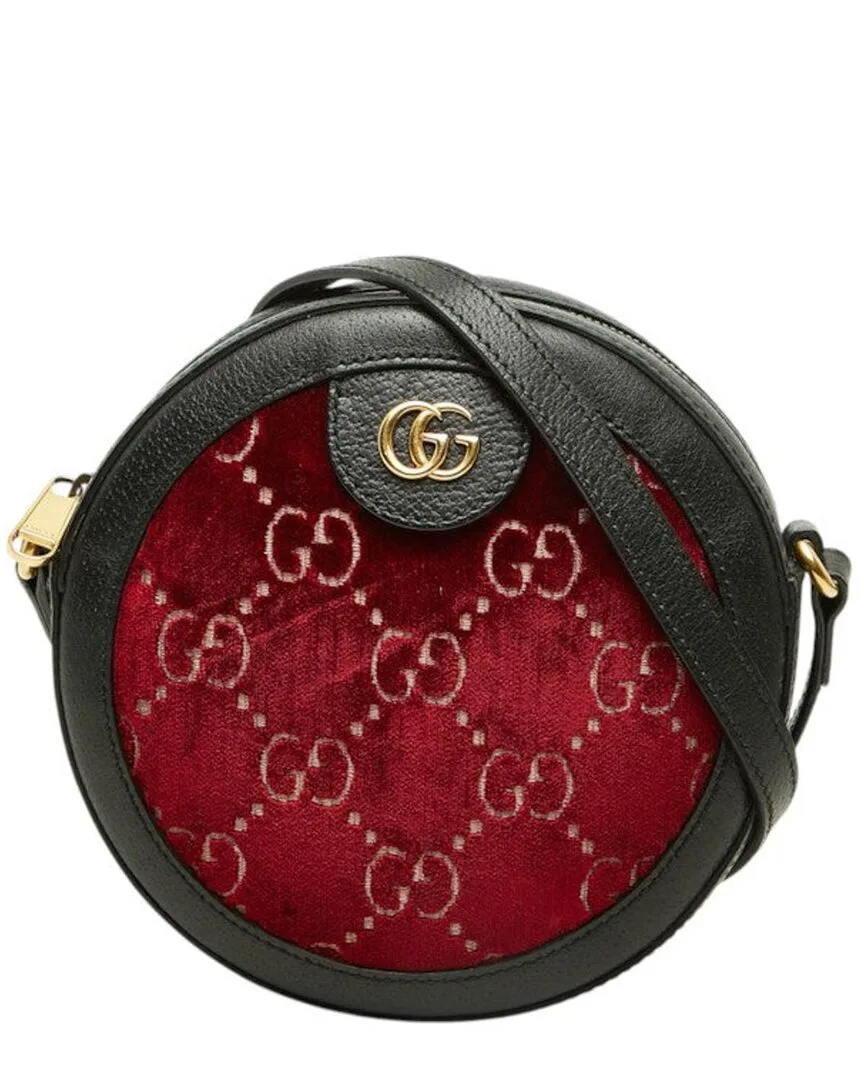 Multicolor Velvet Gg Crossbody (authentic Pre-Loved) by Gucci