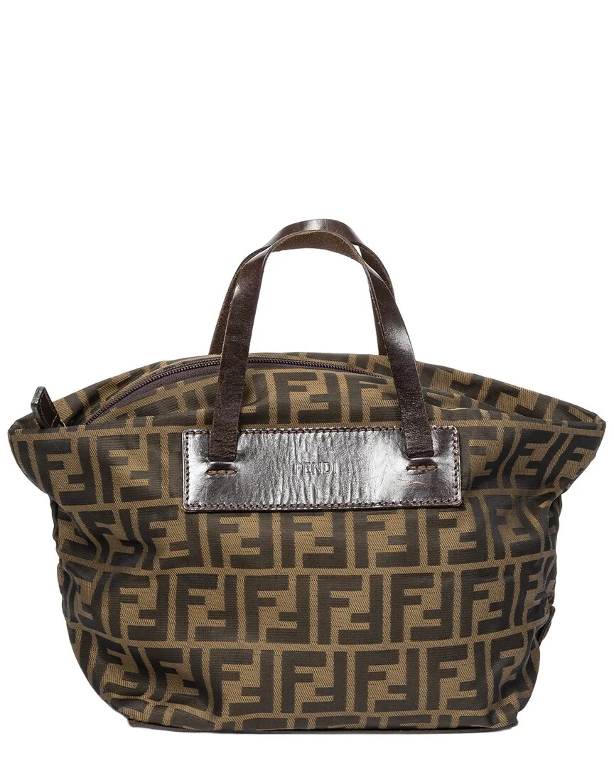 Brown Zucca Canvas Foldable Tote (authentic Pre-Loved) by FENDI