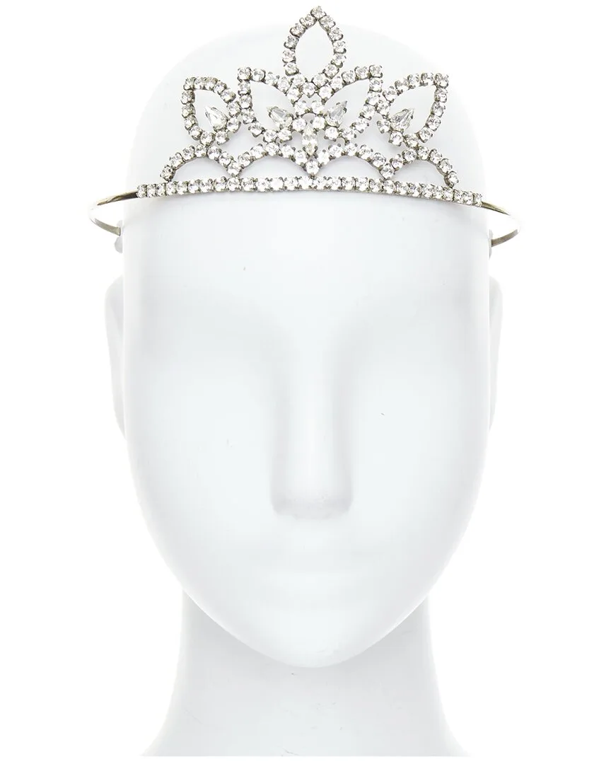 2016 Crystal Tiara Crown by Saint Laurent