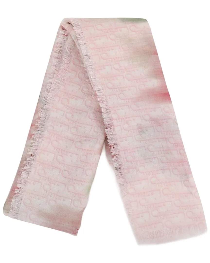 Painted Rose Square Scarf by Dior