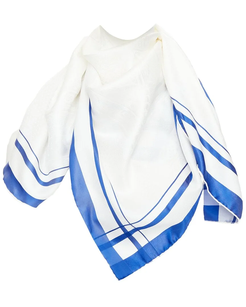 Stripe Silk Scarf by Herms