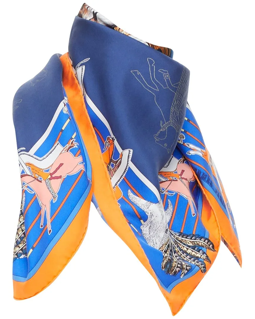 Pani La Shar Pawnee Silk Scarf by Herms
