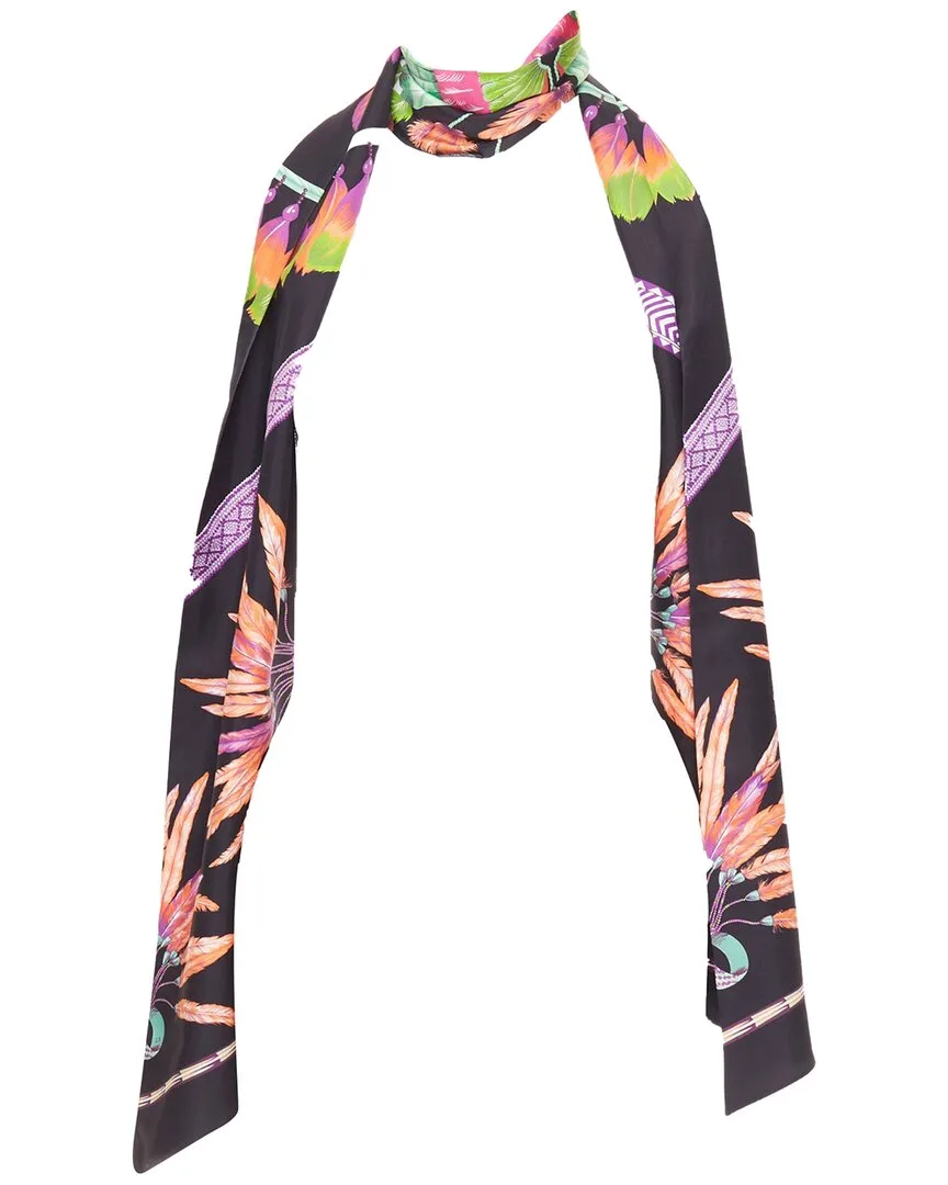 Silk Bird of Paradise Scarf by Herms