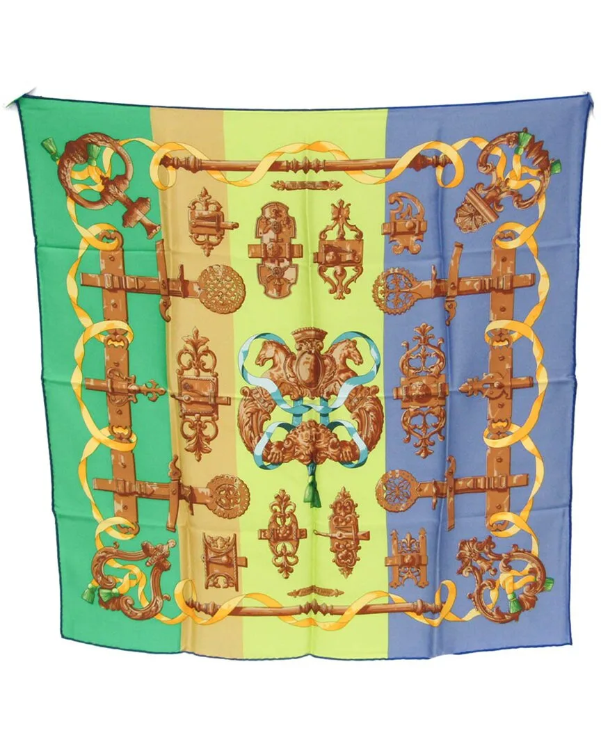 Carr 70 Ferronnerie Silk Scarf by Herms