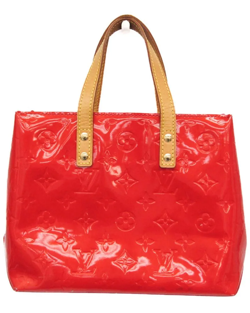 Rouge Monogram Vernis Reade Pm (authentic Pre-Loved) by Louis Vuitton