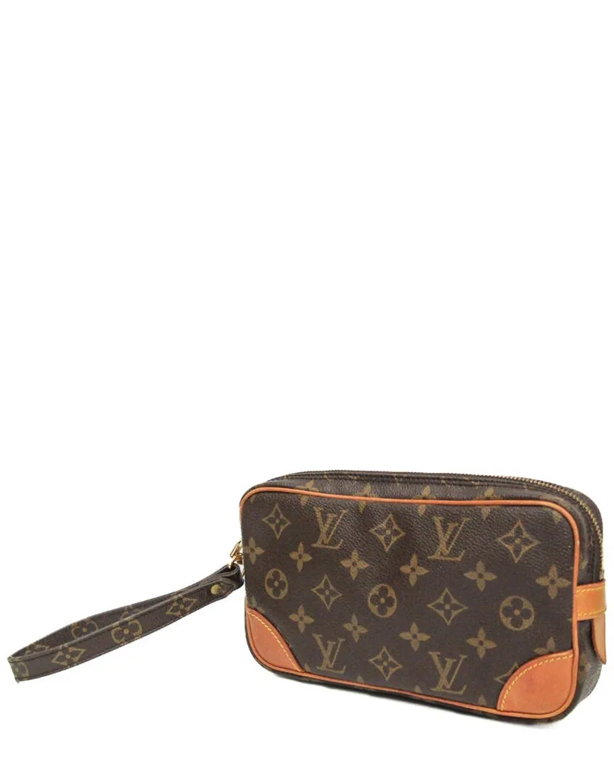Brown Monogram Canvas Clutch (authentic Pre-Loved) by Louis Vuitton