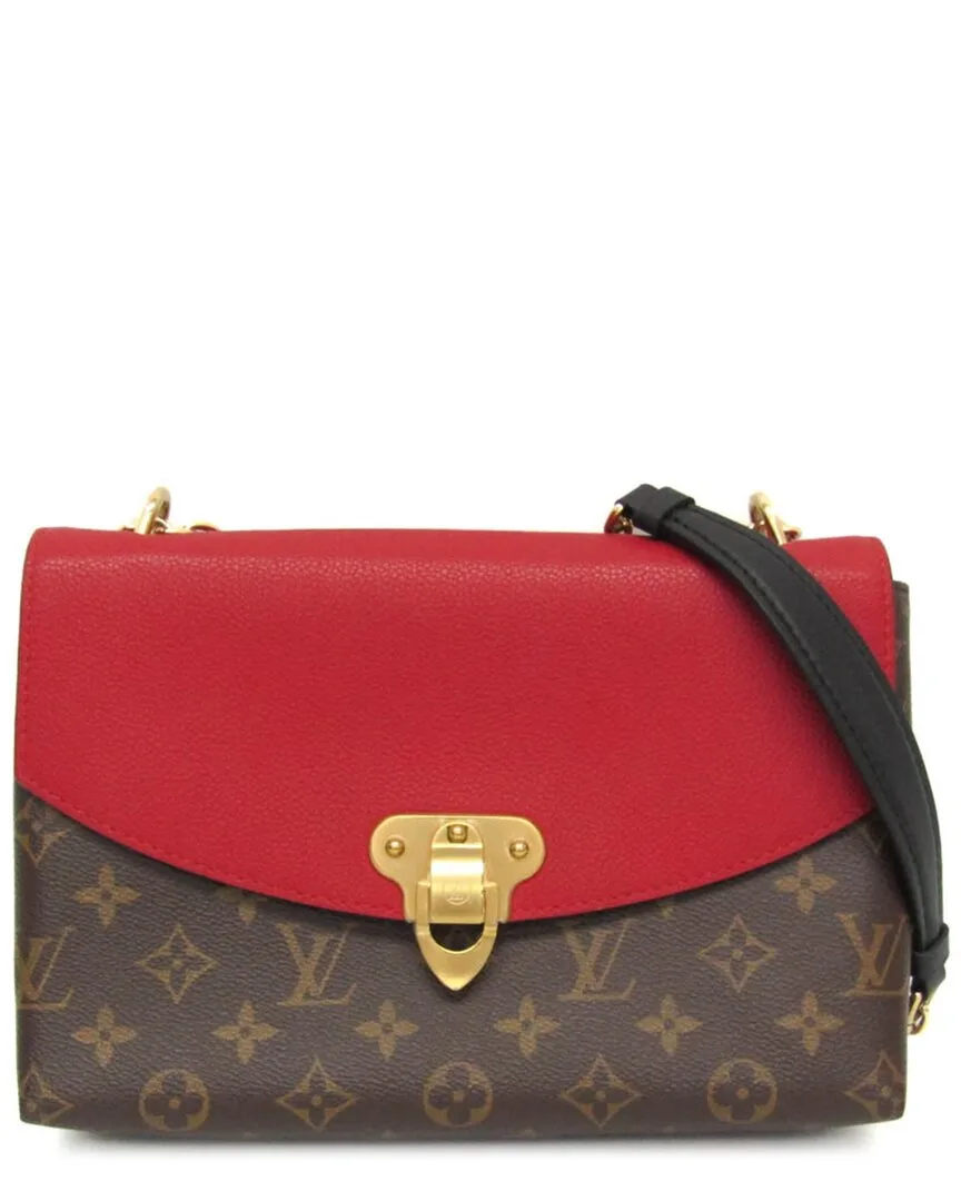 Brown & Red Monogram Canvas & Leather Saint Placide (authentic Pre-Loved) by Louis Vuitton
