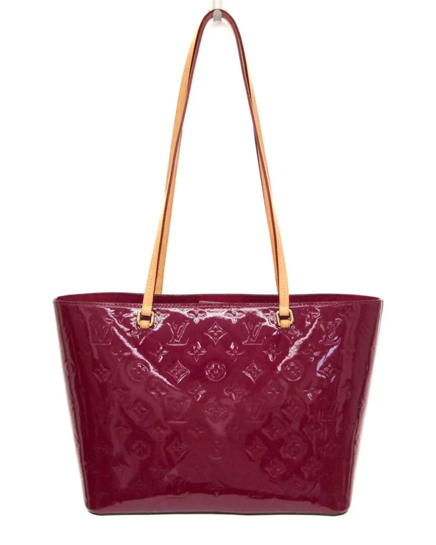 Magenta Monogram Vernis Long Beach (authentic Pre-Loved) by Louis Vuitton