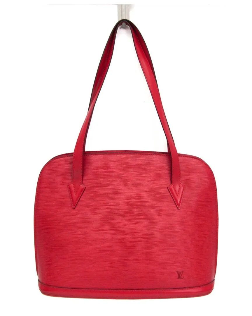 Castilian Red Epi Leather Lussac (authentic Pre-Loved)