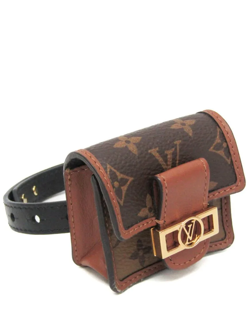 Brown & Light Brown Monogram Canvas Pouch (authentic Pre-Loved) by Louis Vuitton