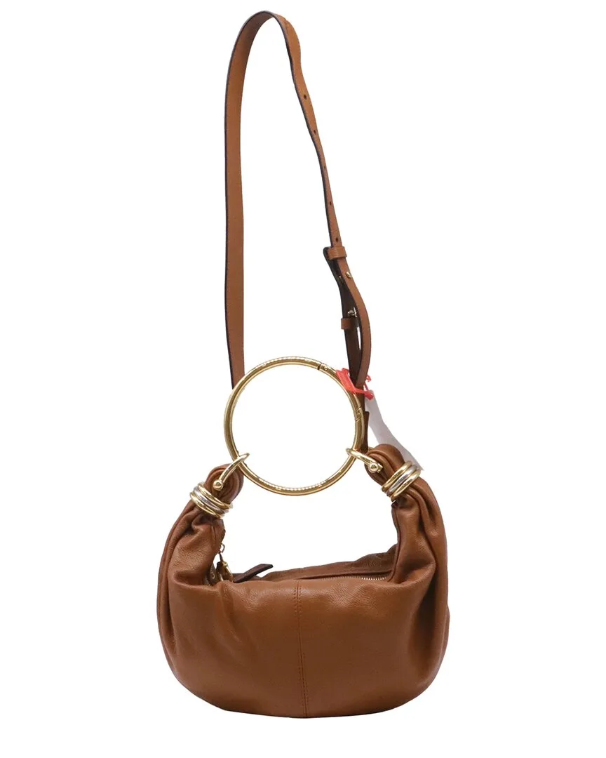 Tan Leather Small Bracelet Hobo Bag (authentic Pre-Loved) by Chloé