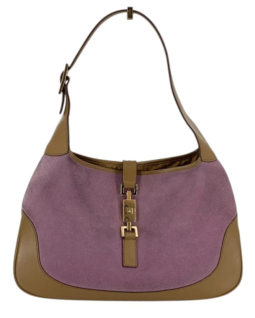Purple Suede Jackie Hobo Bag (authentic Pre-Loved) by Gucci