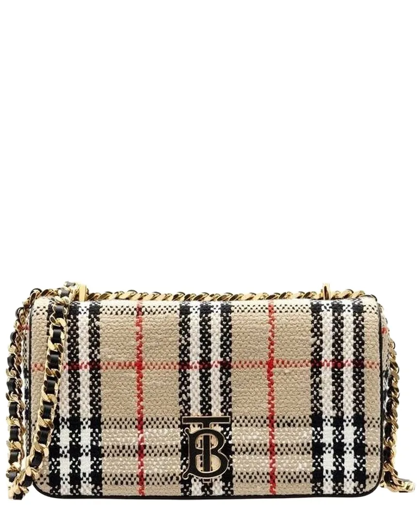 Multicolor Vintage Check Boucle Polyester Small Roller Bag (authentic Pre-Loved) by Burberry