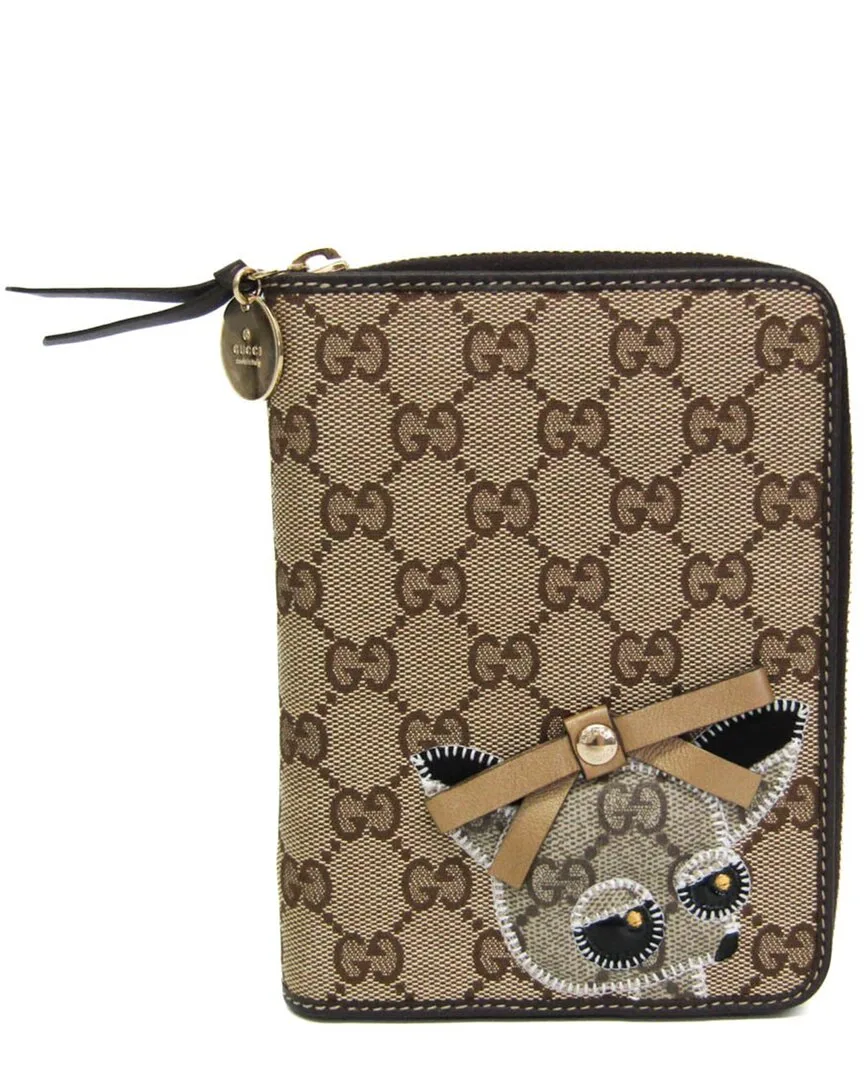 Beige & Brown Gg Canvas, Gg Supreme Canvas & Leather Shoulder Bag (authentic Pre-Loved) by Gucci