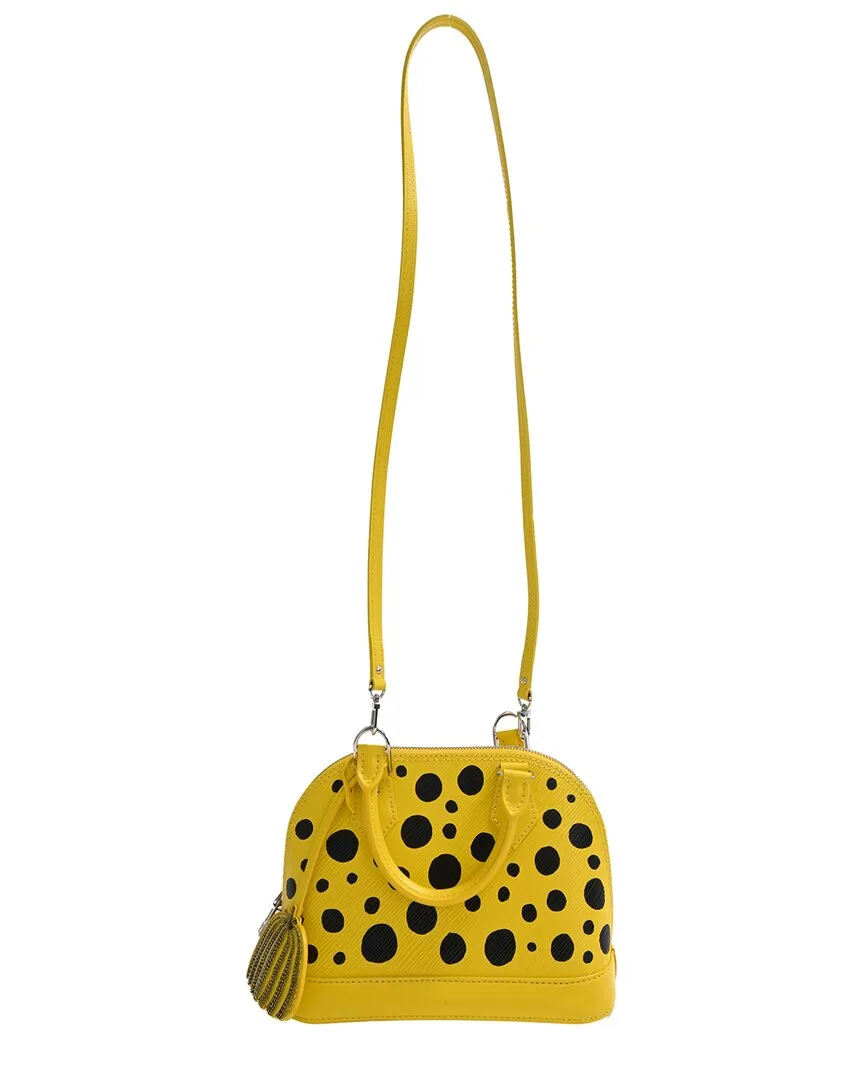 Camel Epi Leather x Yayoi Kusama Alma Bb (authentic Pre-Loved) by Louis Vuitton