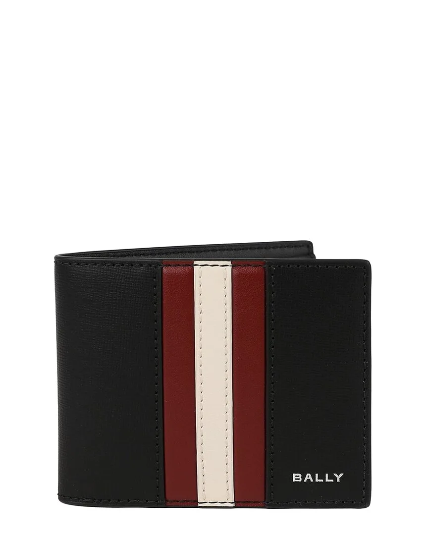 Black Calfskin Misos Bifold Wallet (authentic Pre-Loved) by Bally
