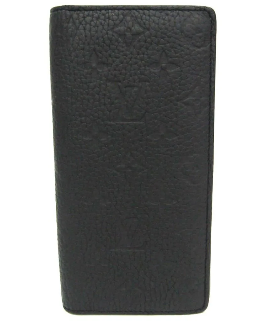 Noir Monogram Shadow Brazza Wallet (authentic Pre-Loved)