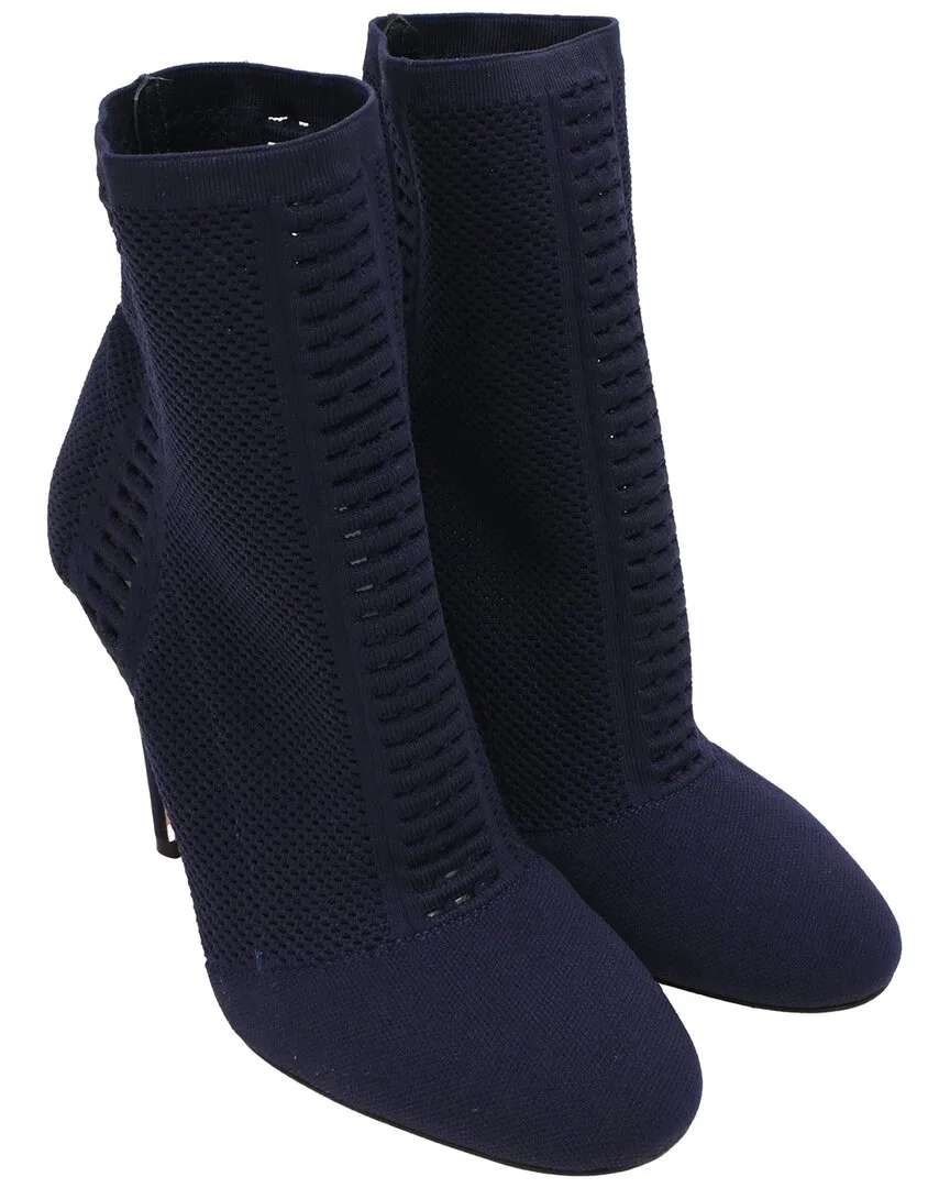 Polyester Vires Stretch-Knit Bootie (authentic Pre-Loved) by Gianvito Rossi