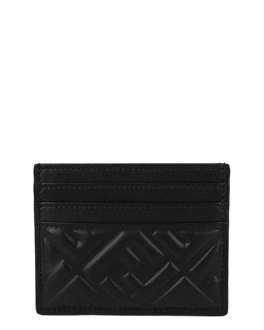 Black Lambskin Flat Card Holder (authentic Pre-Loved)