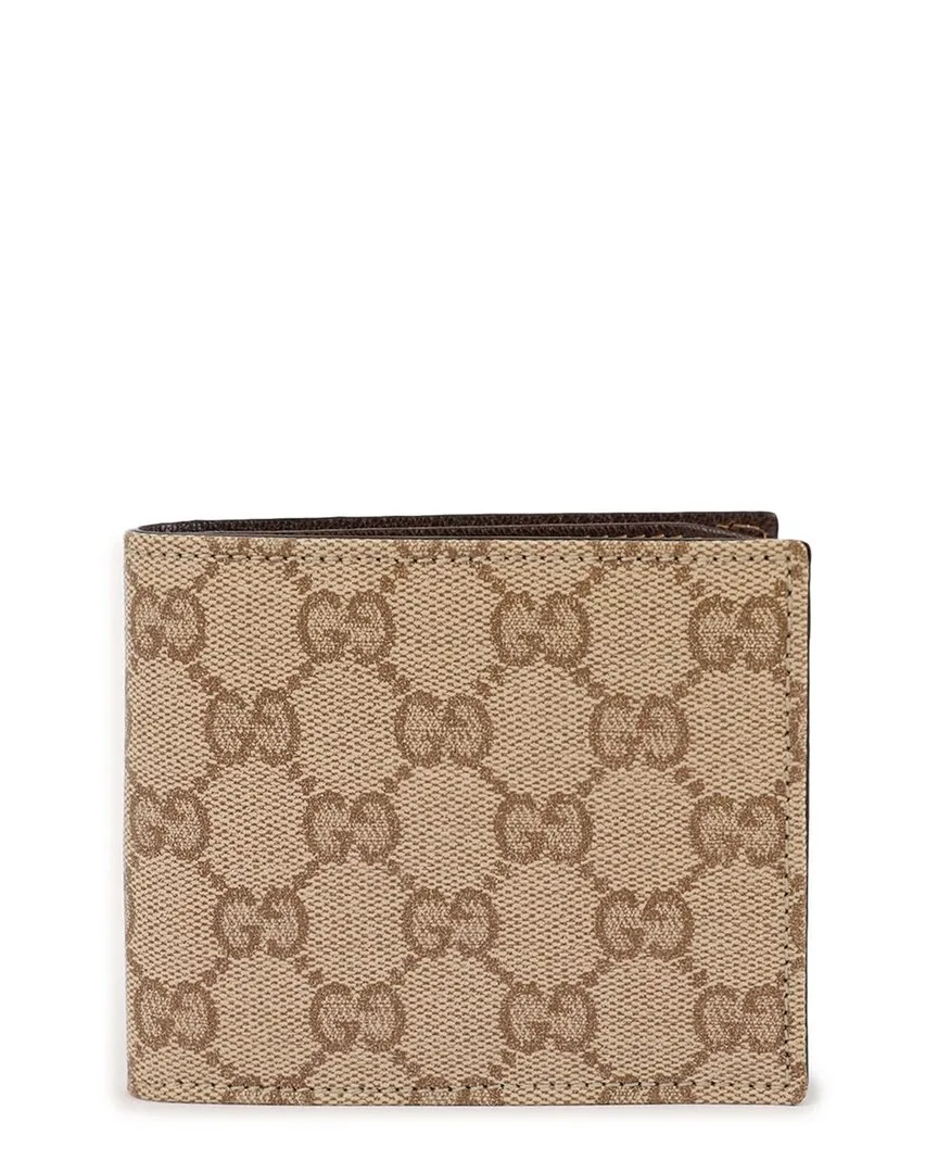 Brown Canvas Essence Classic Wallet (authentic Pre-Loved) by Gucci
