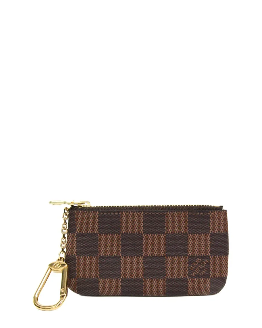 Ebene Damier Canvas Pochette Kure Coin Purse (authentic Pre-Loved) by Louis Vuitton