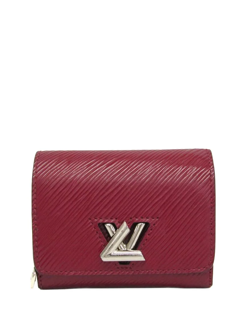Wine Epi Leather Twist Compact Wallet (authentic Pre-Loved) by Louis Vuitton