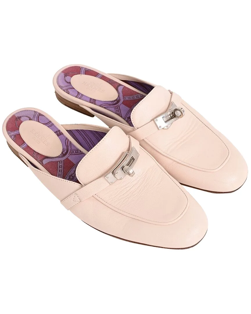 Leather oz Mule (authentic Pre-Loved) by Herms