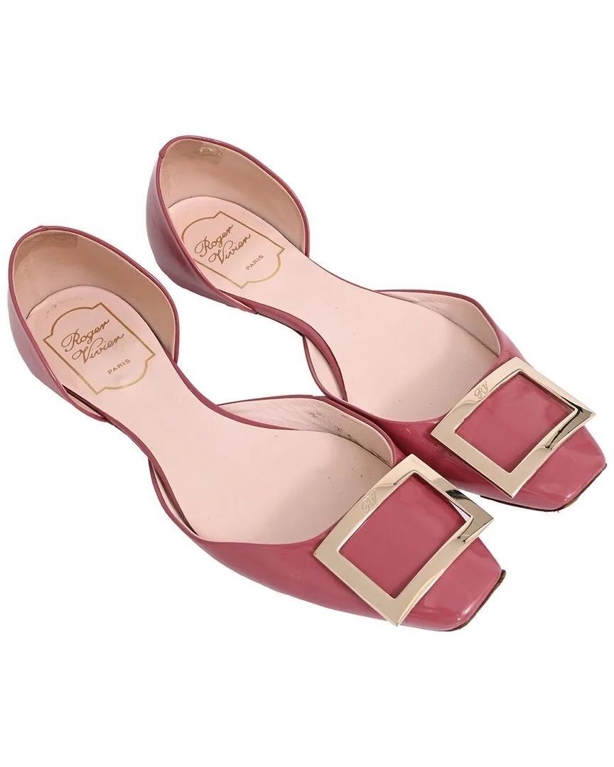 Patent Leather Dorsay Flat (authentic Pre-Loved) by Roger Vivier