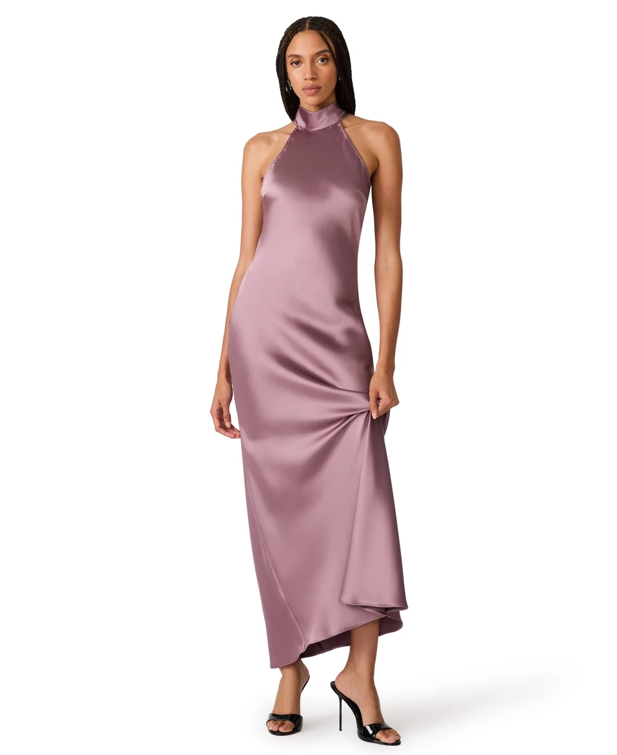 Lara Satin Maxi Dress